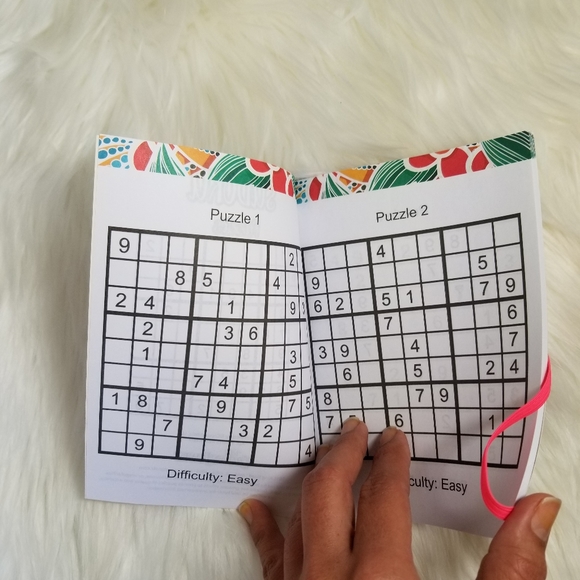 4 puzzle books, sudoku, crossword, word search - Picture 3 of 5